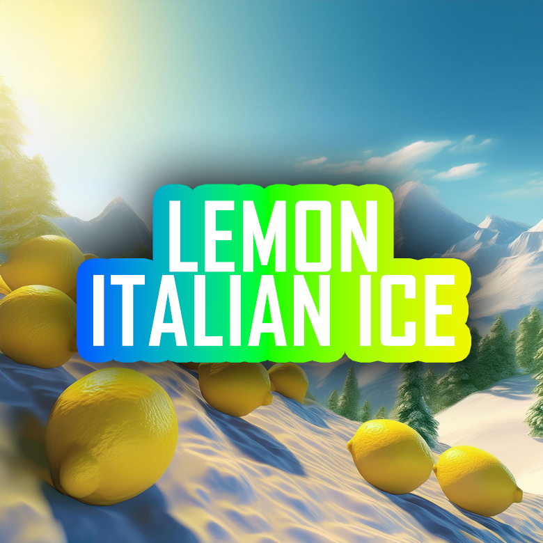 LEMON ITALIAN ICE SAMPLE