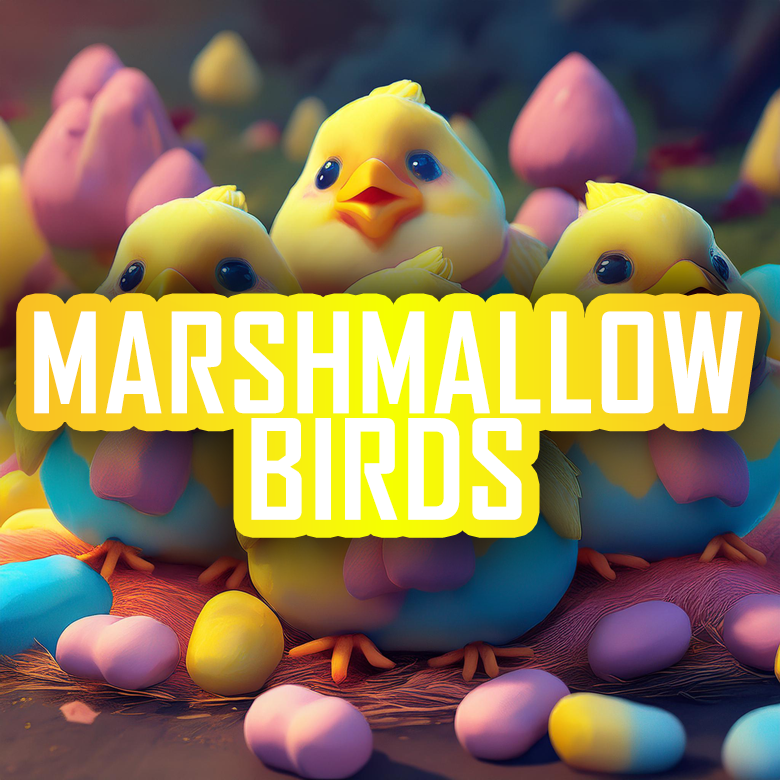 MARSHMALLOW BIRDS SAMPLE